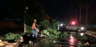 Durante o temporal foram recebidas 20 solicitações de socorro