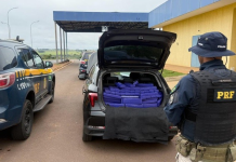 Motorista é preso com 485 quilos de drogas em veículo com placas falsas